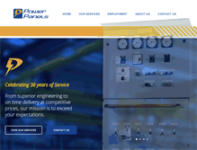 Tablet Screenshot of powerpanels.net